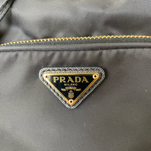 PRADA Duet Nylon bucket navy bag $1,820 - Picture 15 of 16